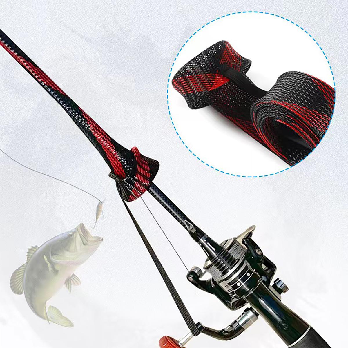 Fishing Rod Ice - Fishing Rod Knitting Net Protective Cover