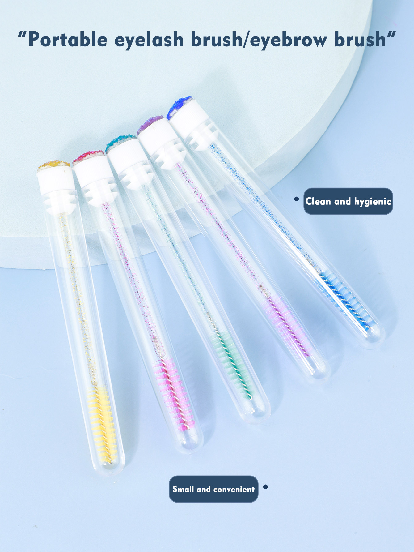 Fishing Rod Travel - 5/10Pcs Portable Makeup Mascara Brush with