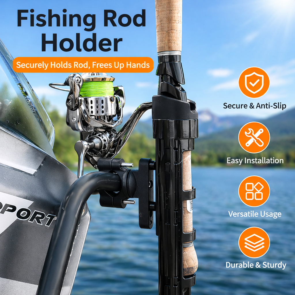 Fishing Rod Rack - Adjustable Fishing Rod Holder for Fishing