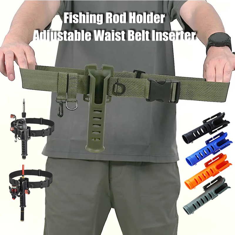 Fishing Rod Spinning - Hanging Fishing Waist Belt Rod Holder