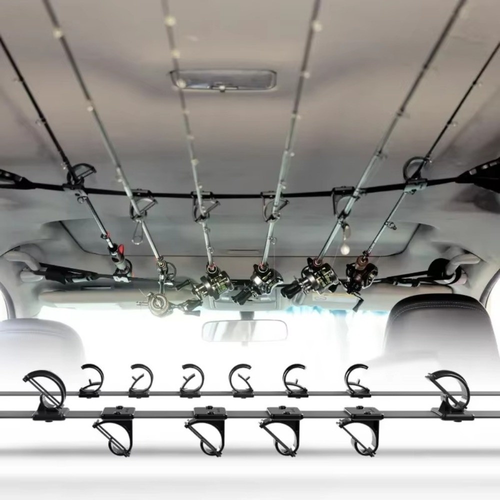 Fishing Rod Repair Kit - 6 Position Car Fishing Rod Holder