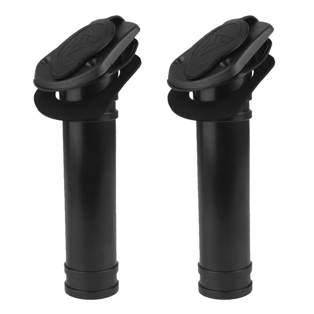 Fishing Rod Rack - Black Nylon Boat Rod Holders Flush