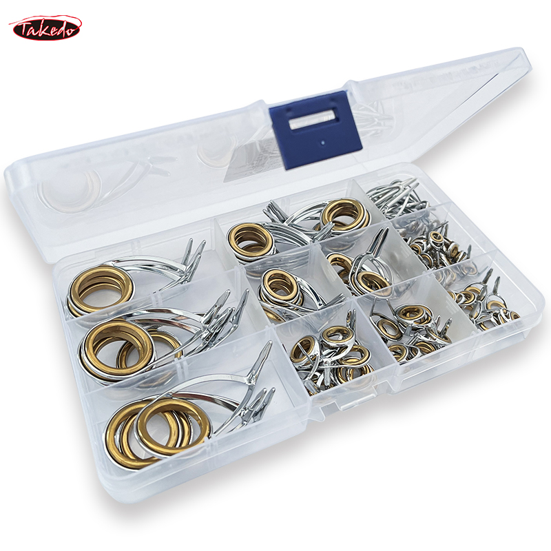 Fishing Rod Guide Replacement - TAKEDO TN75-1 5 Sets Spinning Medium