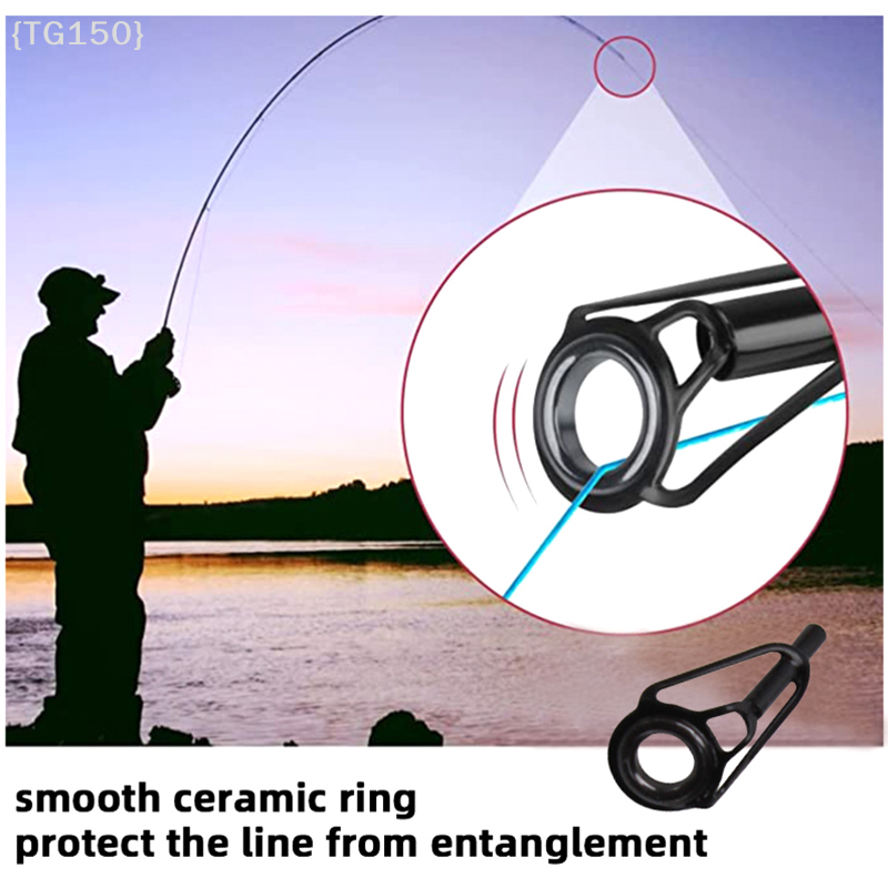 Fishing Rod Repair Kit - 【F2-TG150】Stainless Steel Fishing Rod Tip Guide