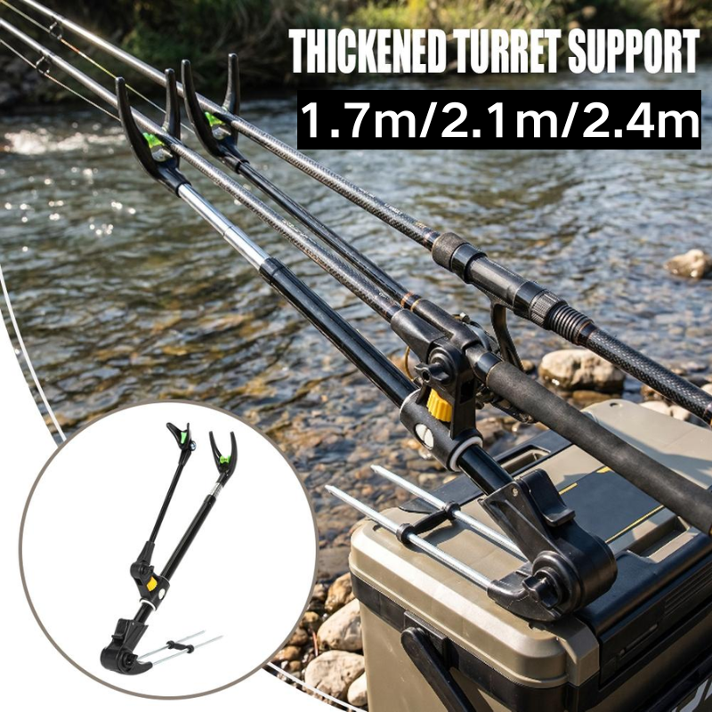 Fishing Rod Telescopic - 1.7/2.1/2.4m Aluminum Alloy Thickened Telescopic Fishing