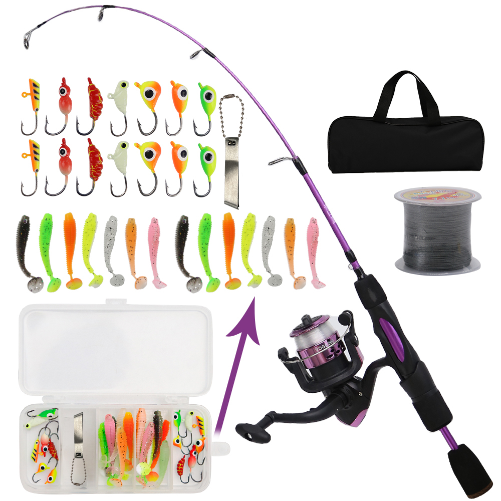Fishing Rod Ice - Ice Fishing Rod Reel Combo 68cm
