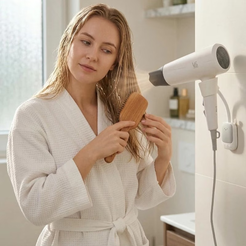 Fishing Rod Holder - Extended hair dryer stand with extension