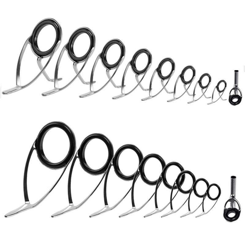 Fishing Rod Guide Replacement - 9Pcs Fishing Rod Guides Ring Repair