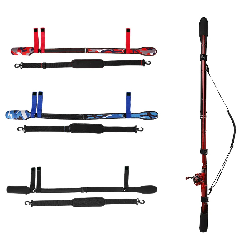 Fishing Rod Case - 90-160CM Fishing Rod Belt Carry Strap