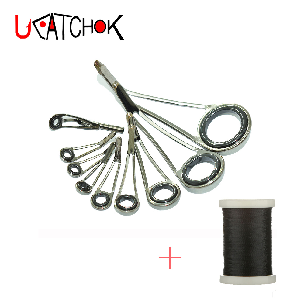 Fishing Rod Repair Kit - 9pcs/Kit Rock Trout Fishing Rod Guides