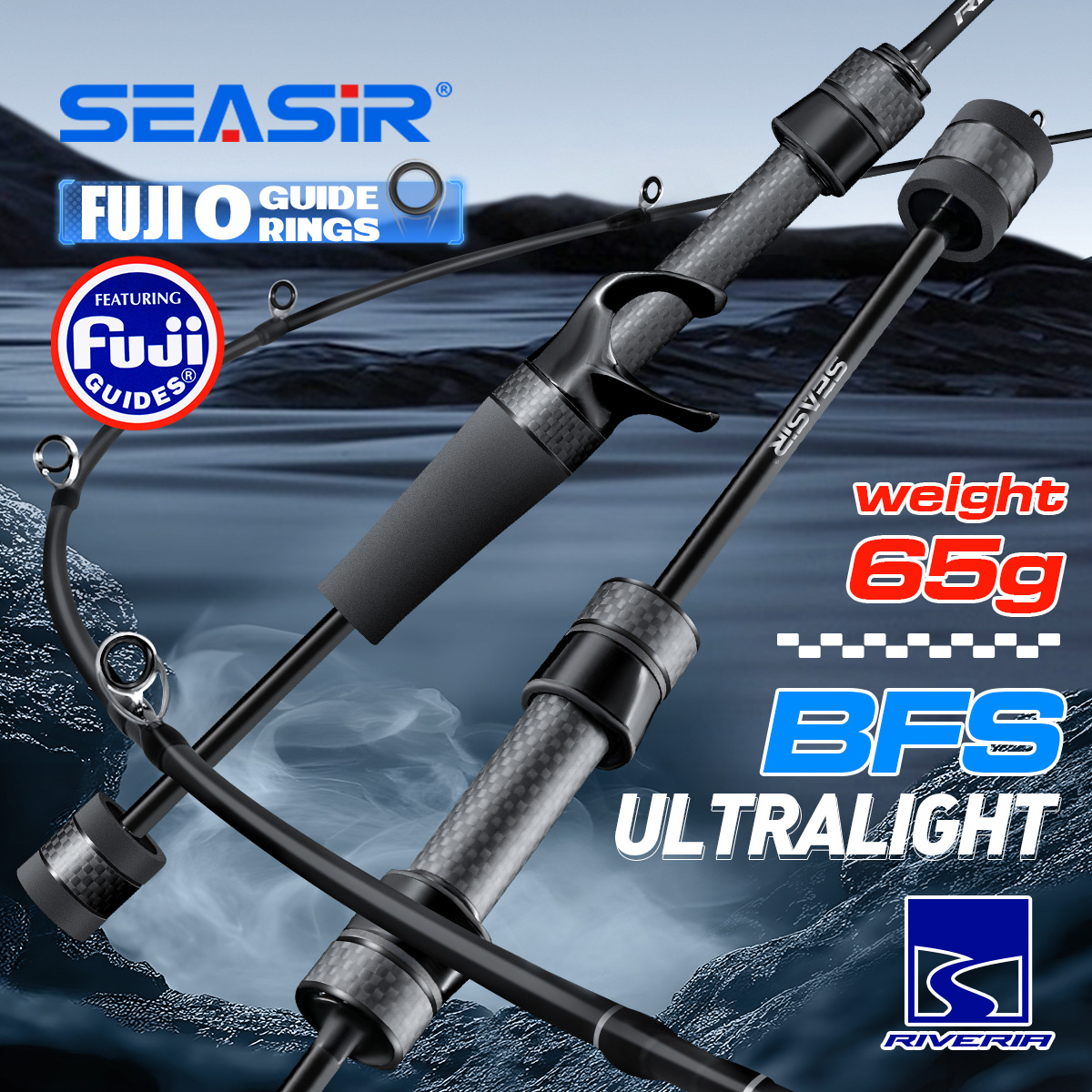 Fishing Rod Ice - Seasir Riveria BFS Ultralight Spining Baitcasting