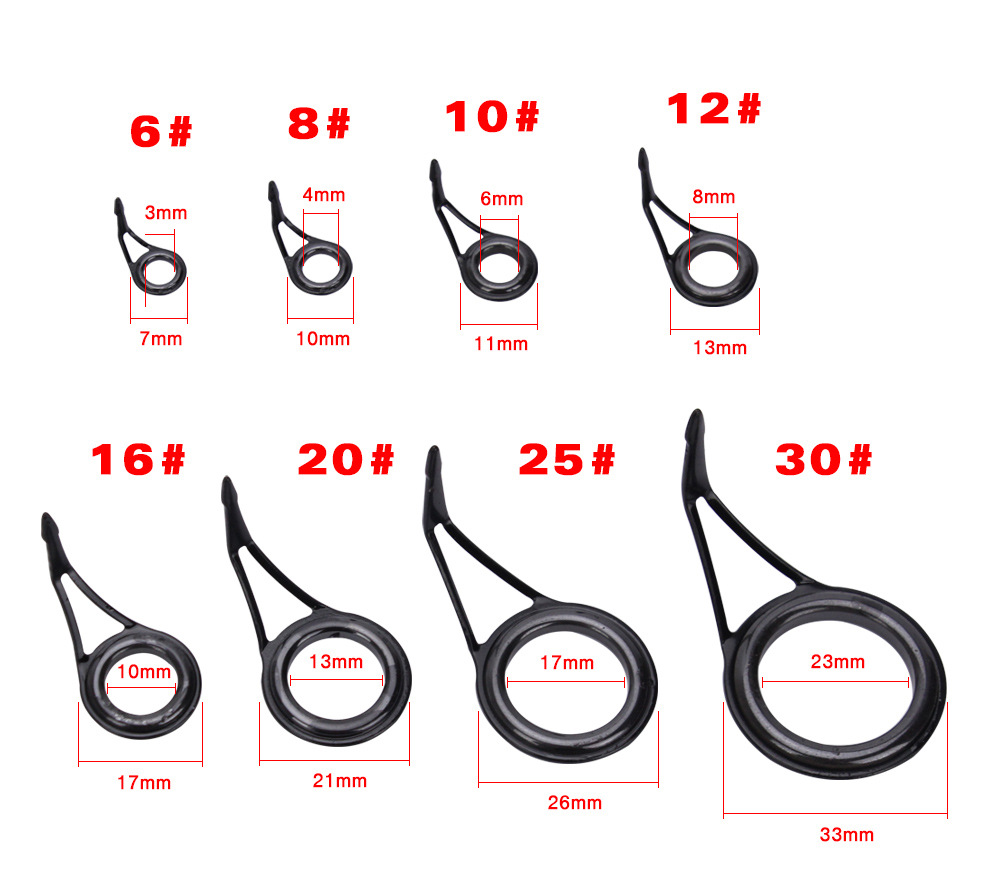 Fishing Rod Guide Ring Stainle - Fishing Rod Guide Replacement 评论和价格