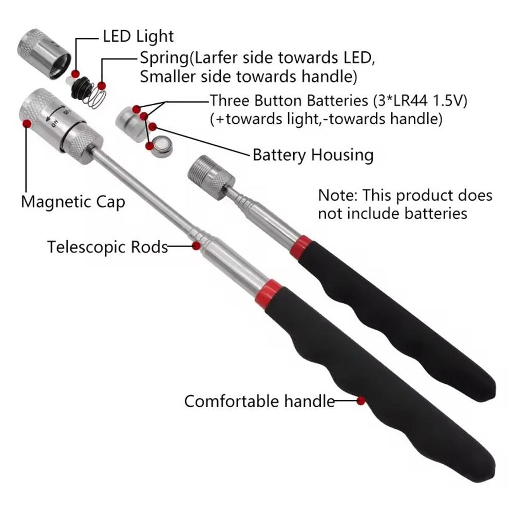 Telescopic Magnetic Pen with L - Fishing Rod Telescopic 评论和价格