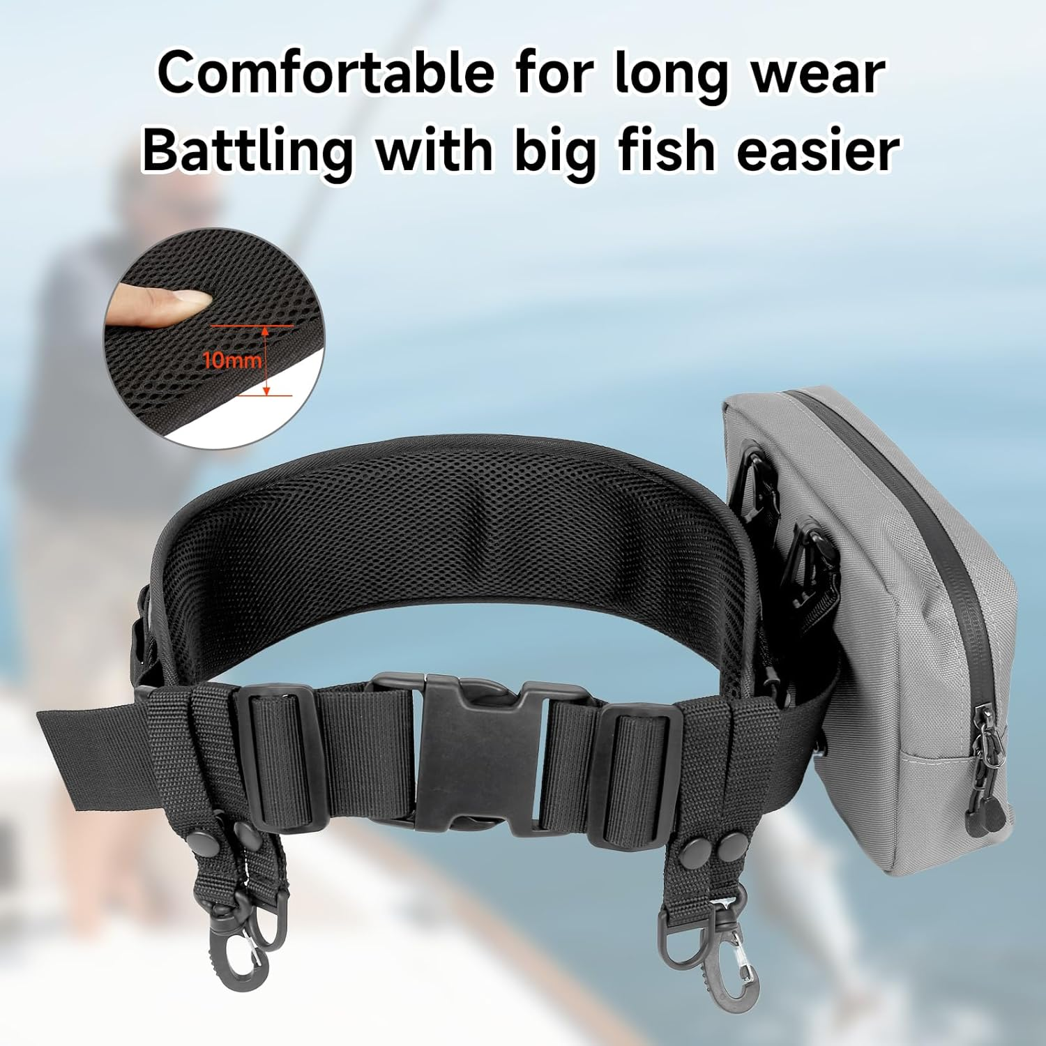 SANLIKE Fishing Belt Rod Holde - Fishing Rod Fly 评论和价格