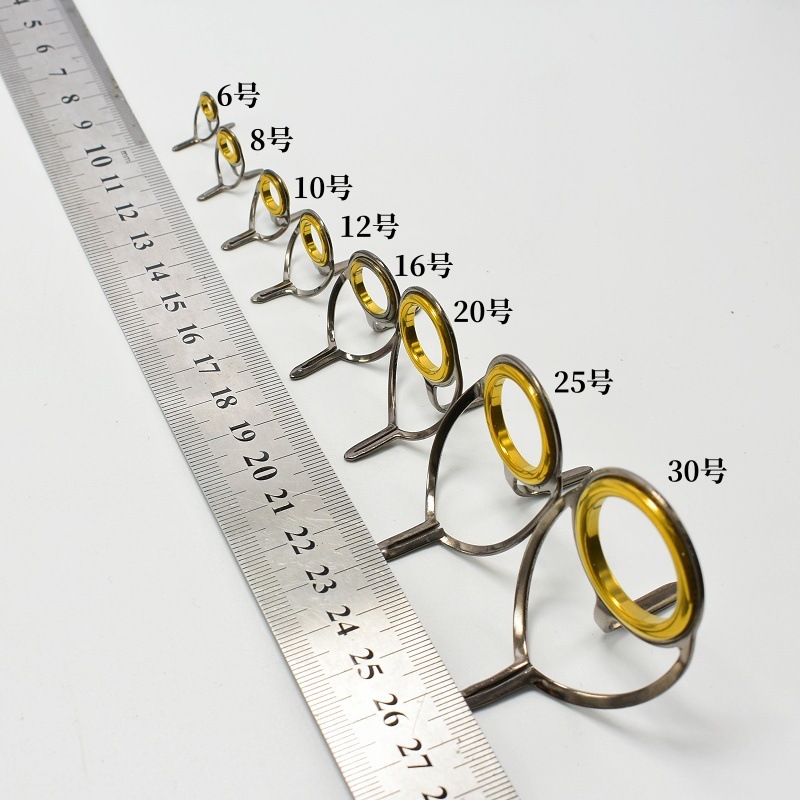 8Pcs Fishing Tackle Stainless  - Fishing Rod Guide Replacement 评论和价格
