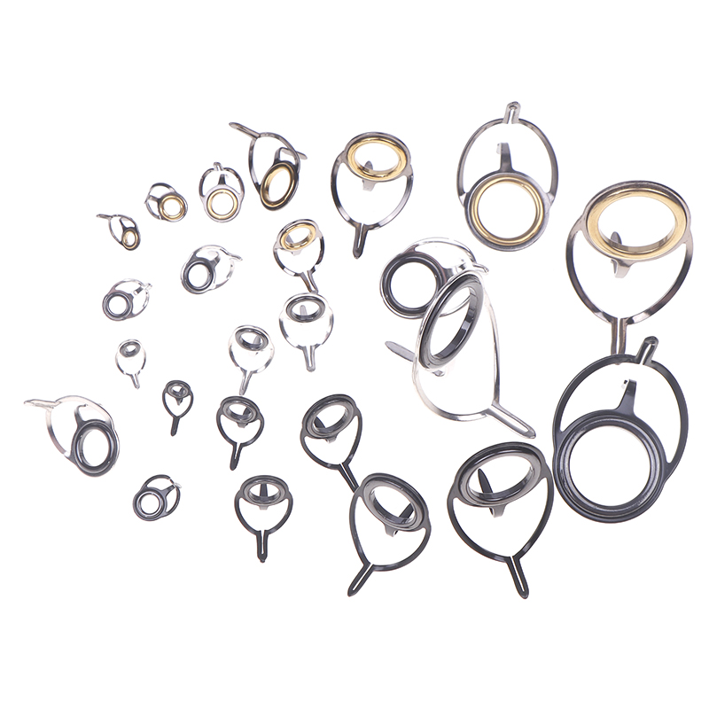 8Pcs Fishing Tackle Stainless  - Fishing Rod Guide Replacement 评论和价格
