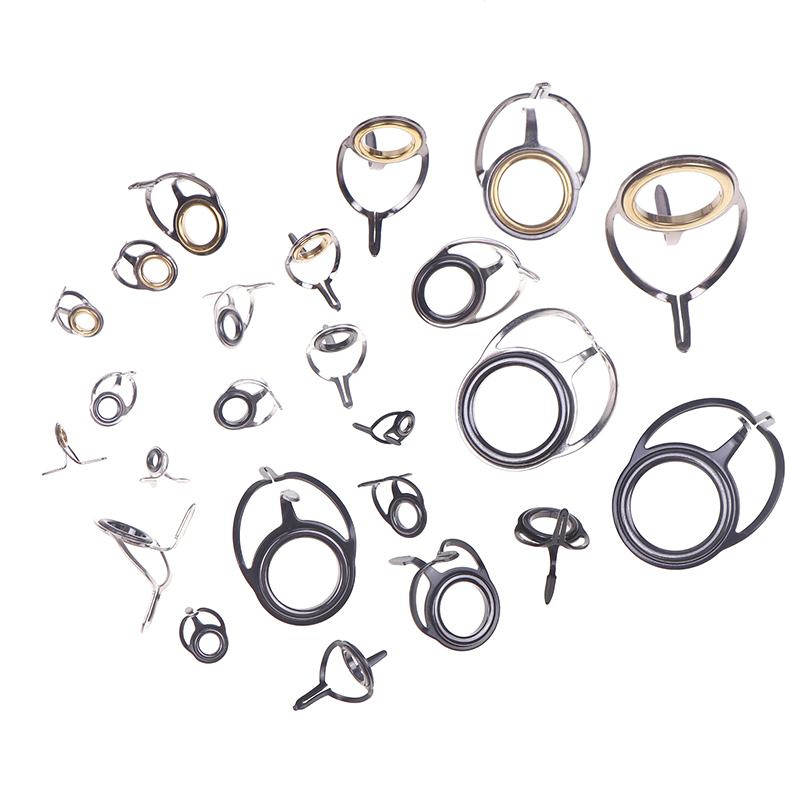 8Pcs Fishing Tackle Stainless  - Fishing Rod Guide Replacement 评论和价格