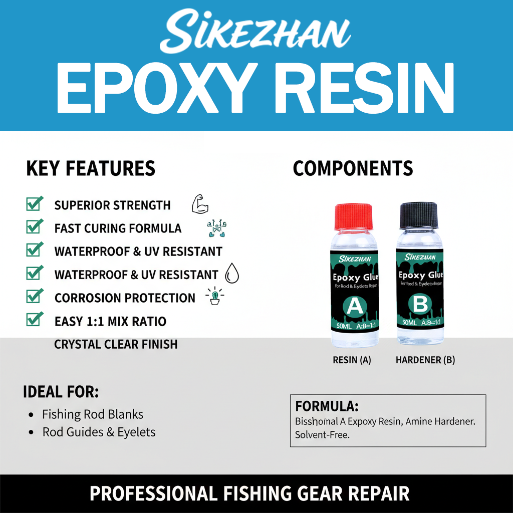 AB Epoxy 1:1 for Fishing Rod R - Fishing Rod Guide Replacement 评论和价格