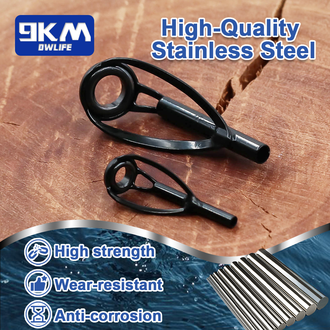 Fishing Rod Guide Tip Repair K - Fishing Rod Tip Replacement 评论和价格