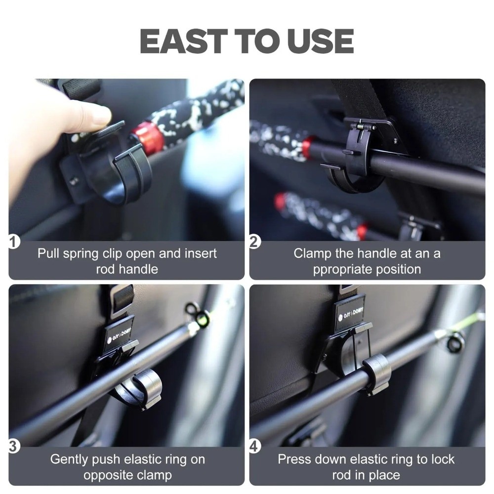 6 Position Car Fishing Rod Hol - Fishing Rod Repair Kit 评论和价格