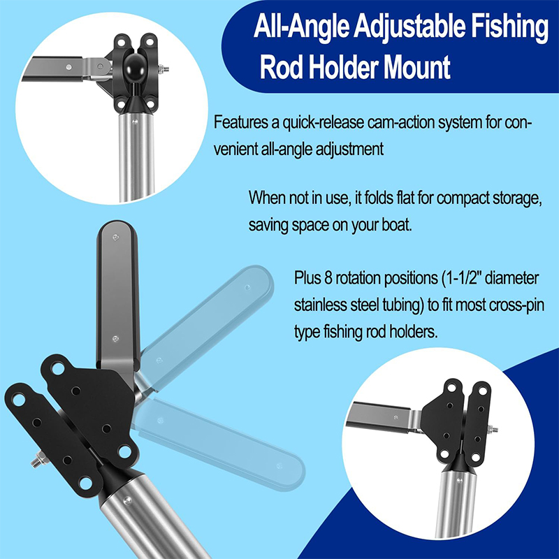 All-Angle Adjustable Fish Rod  - Fishing Rod Boat 评论和价格