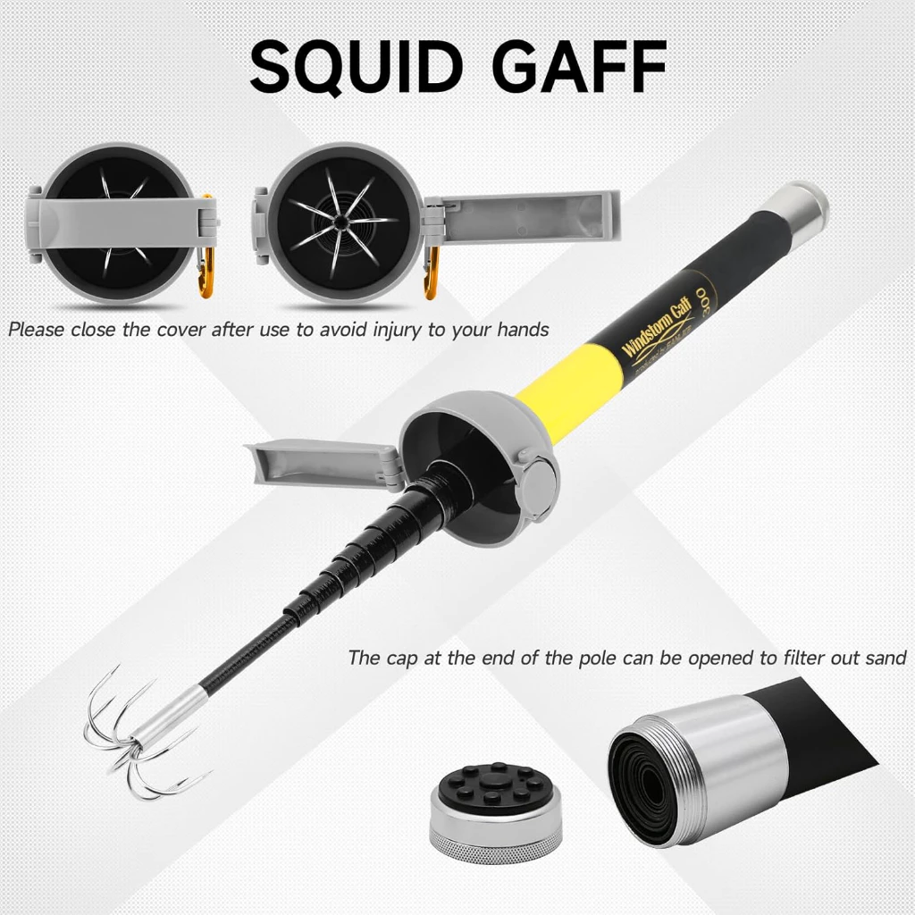 SANLIKE Fishing-Squid Gaff 3M/ - Fishing Rod Carbon Fiber 评论和价格