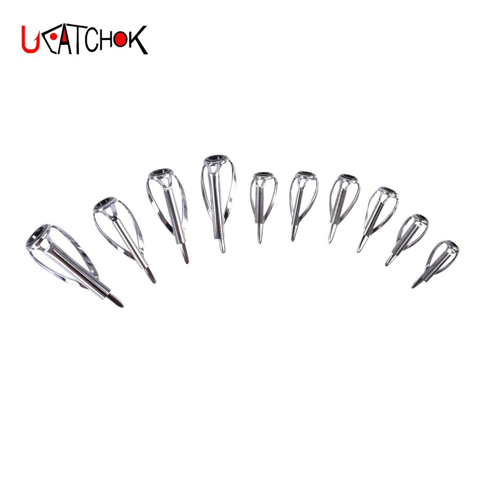 10pcs/pack top guide enhanced  - Fishing Rod Guide Replacement 评论和价格