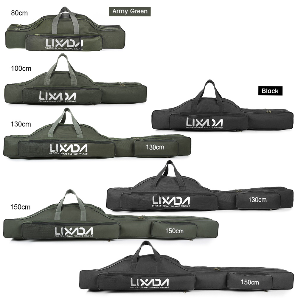 Fishing Bag Portable Folding F - Fishing Rod Case 评论和价格
