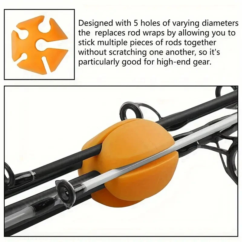 2PCS Rod Ball Retaining Clip R - Fishing Rod Case 评论和价格