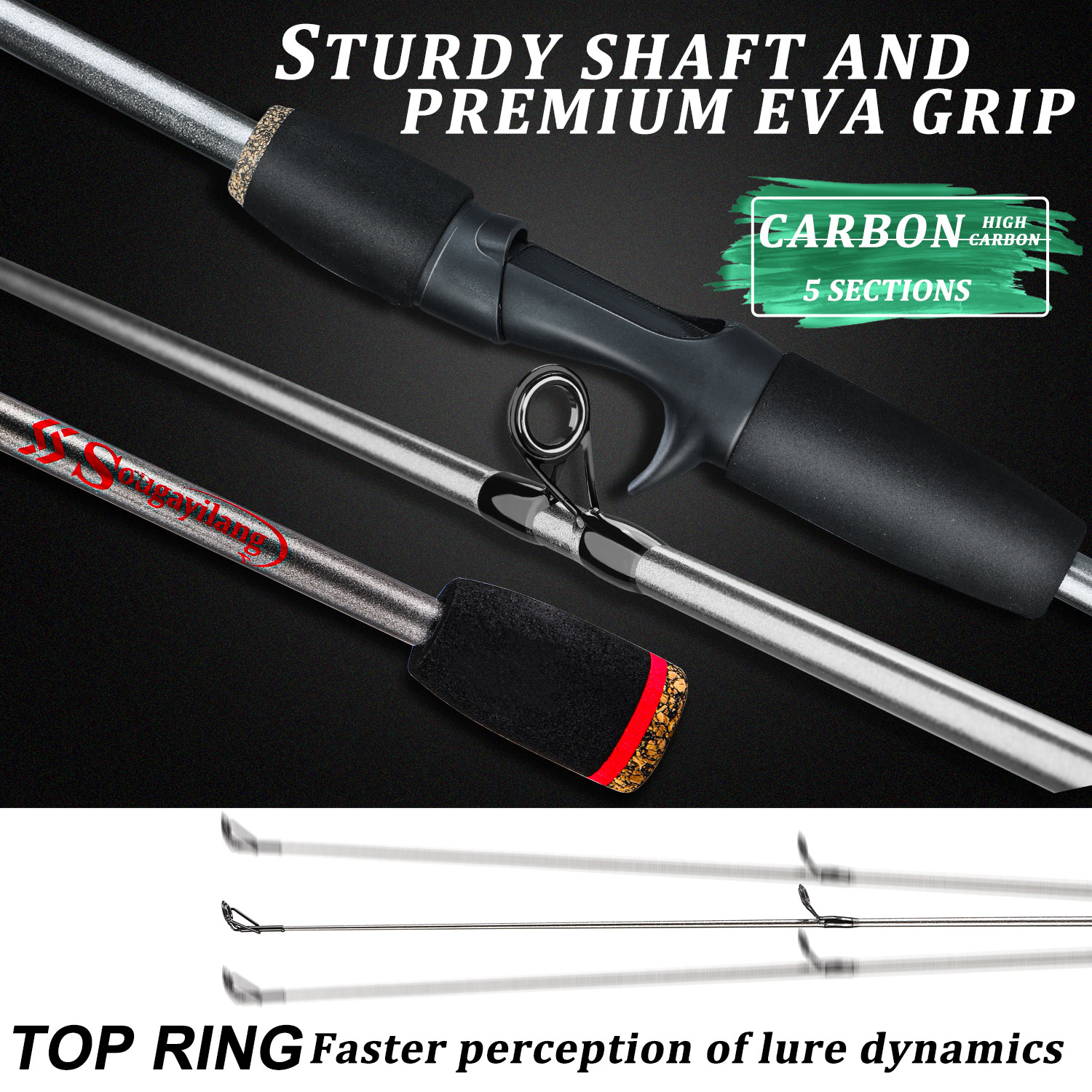 Sougayilang Fishing Rod Combo  - Fishing Rod Carbon Fiber 评论和价格
