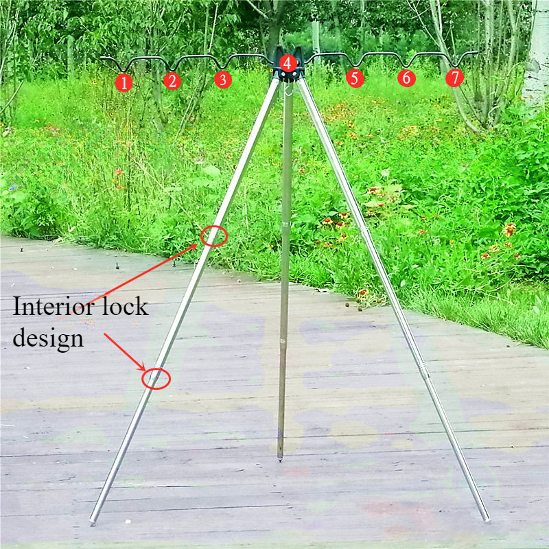 1PC Fishing Sea Rod Bracket Al - Fishing Rod Telescopic 评论和价格