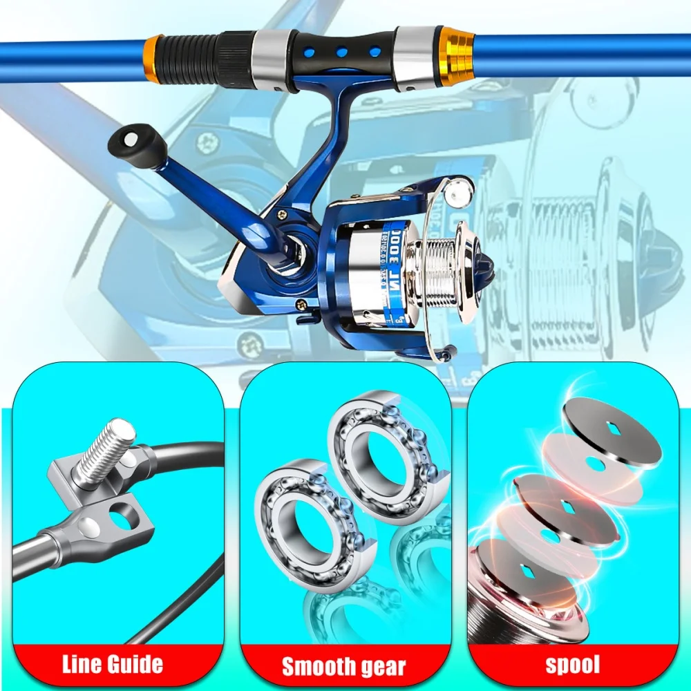 2.1-3.6M Telescopic Glass Fibe - Fishing Rod Carbon Fiber 评论和价格