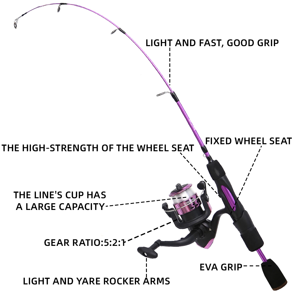 Ice Fishing Rod Reel Combo 68c - Fishing Rod Ice 评论和价格
