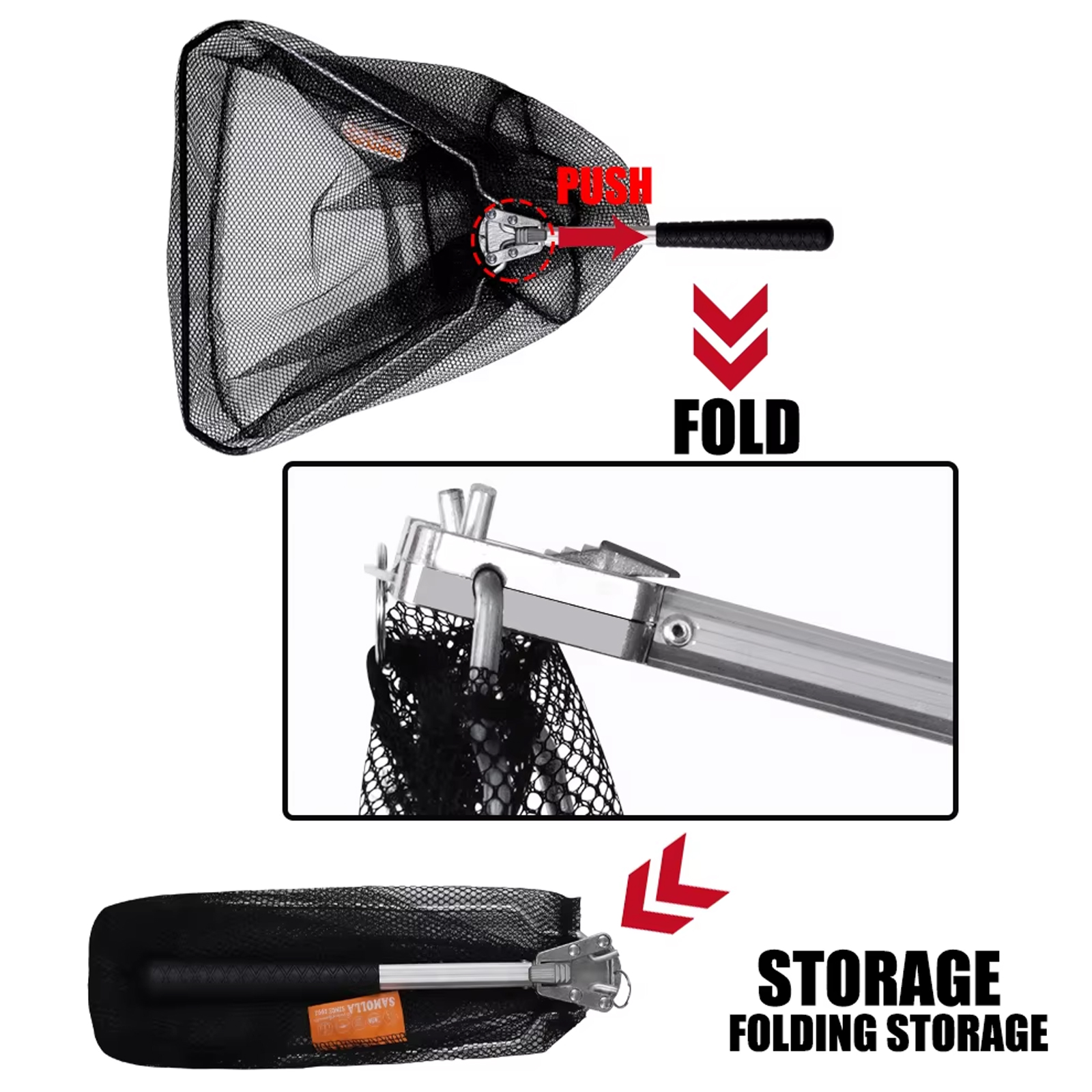 CAZULO Folding convenient fish - Fishing Rod Fly 评论和价格