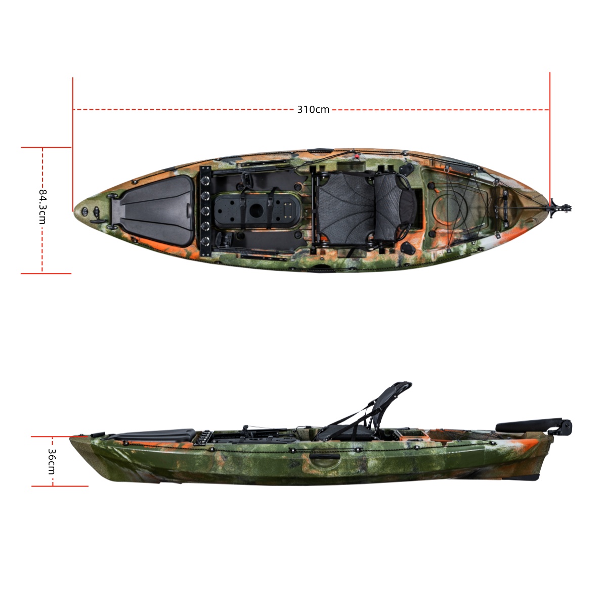 First-class Single Fishing Kay - Fishing Rod Boat 评论和价格