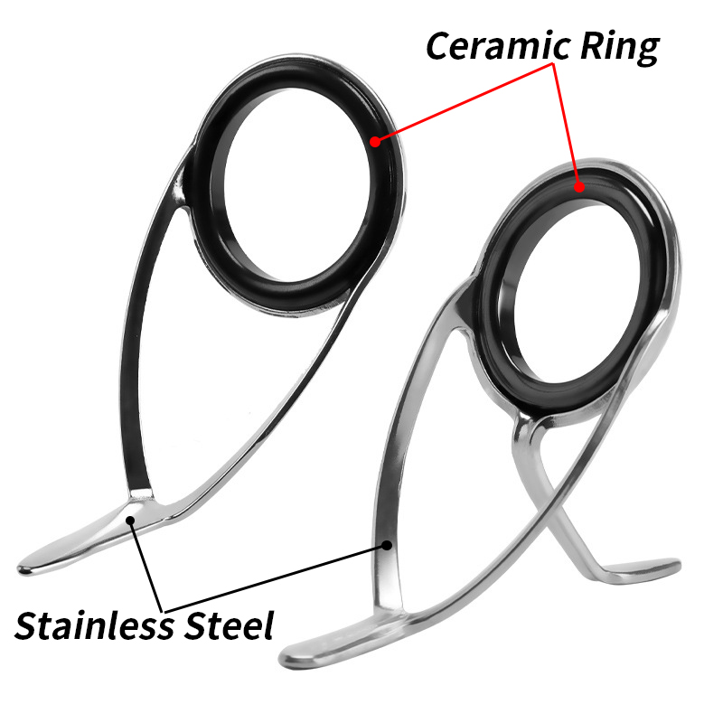 9Pcs Fishing Rod Guides Ring R - Fishing Rod Guide Replacement 评论和价格