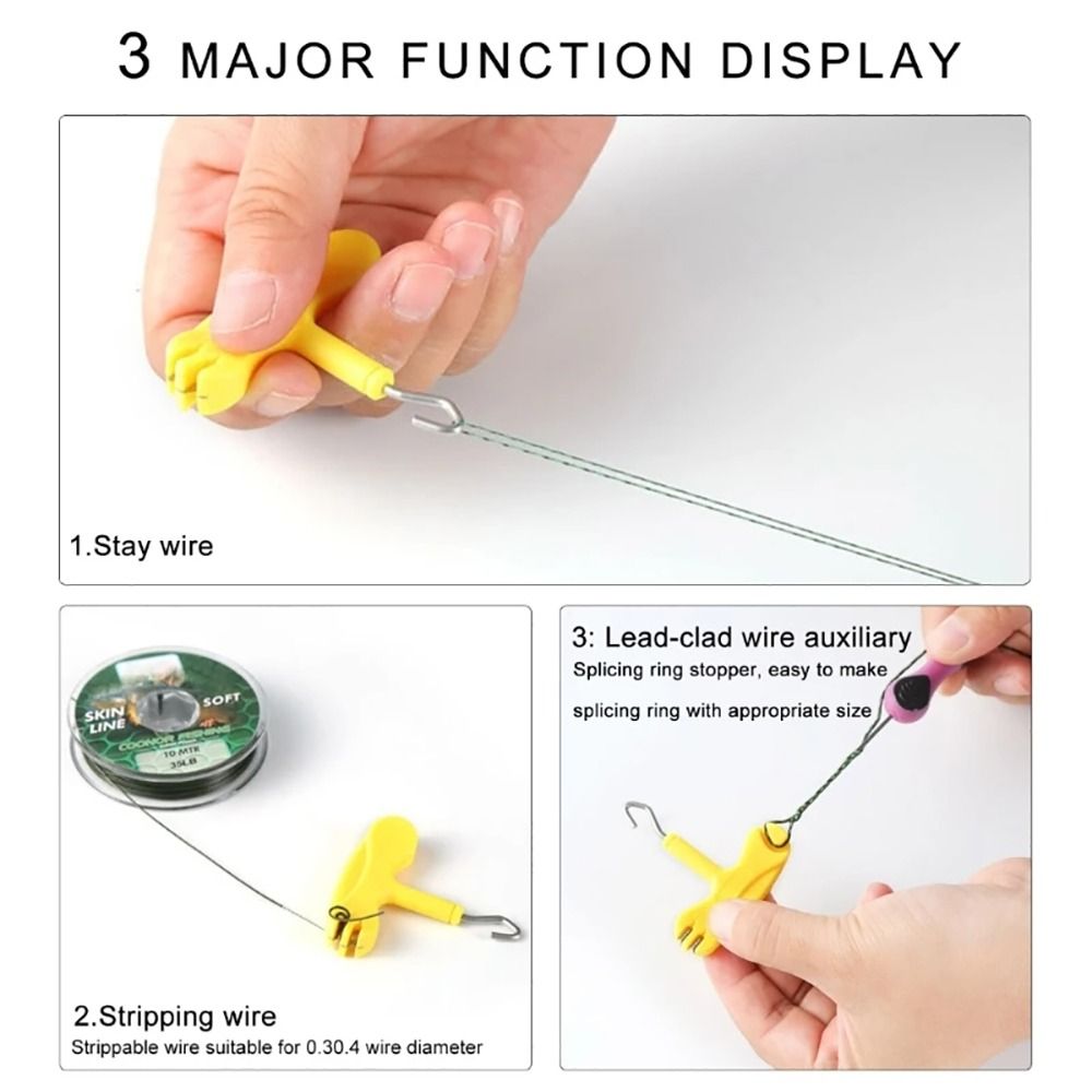 1Pcs New 3 In 1 Carp Fishing T - Fishing Rod Building Kit 评论和价格