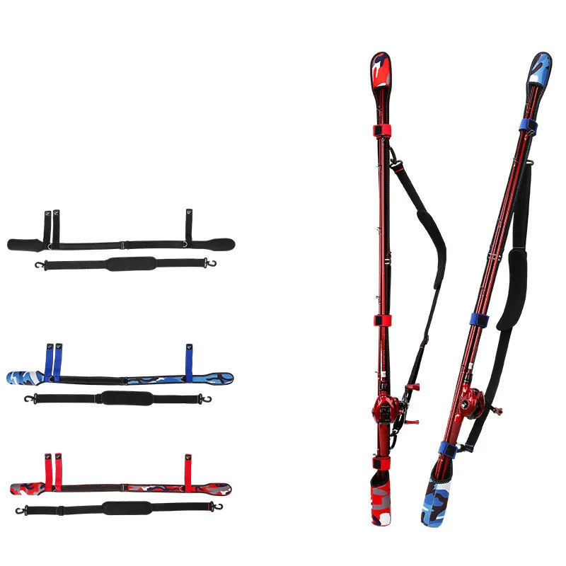 90-160CM Fishing Rod Belt Carr - Fishing Rod Case 评论和价格