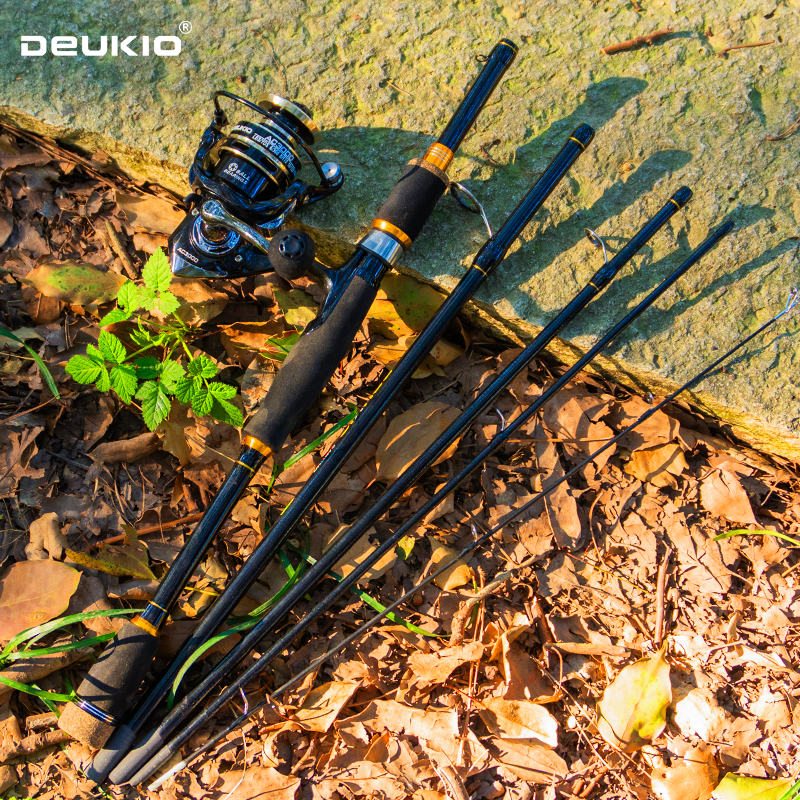 DEUKIO Fishing Rod Reel Combo  - Fishing Rod Carbon Fiber 评论和价格